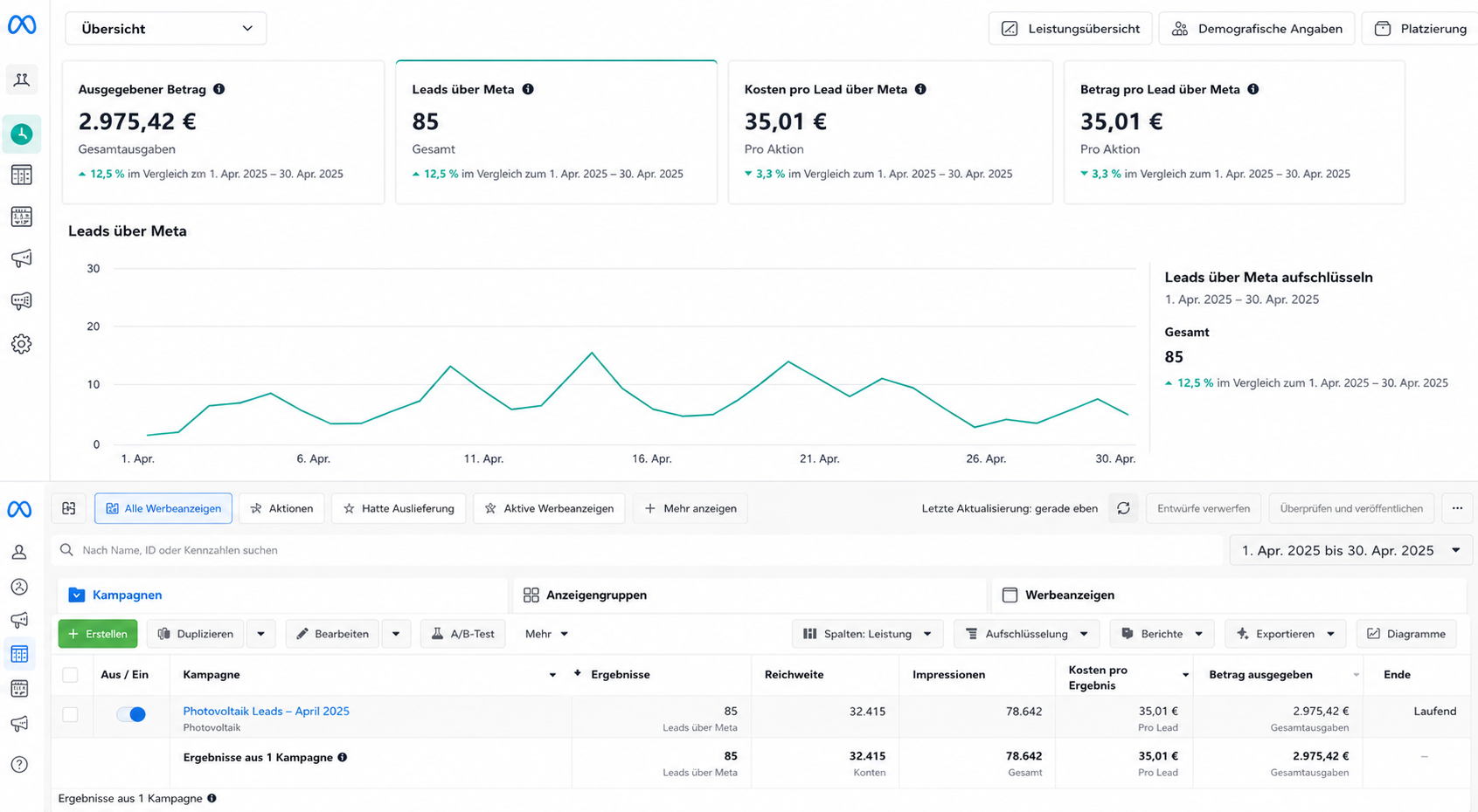 Meta Ads Manager Fallstudie 2